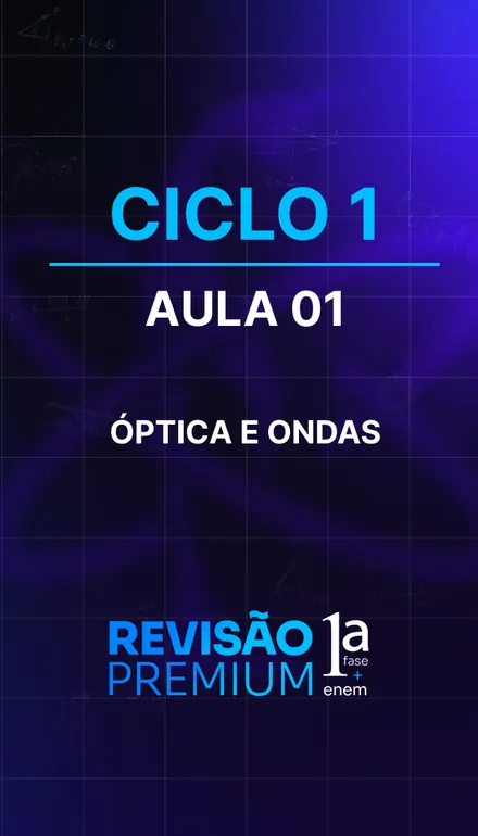 Capa de 2025, ciclo 1: Óptica e Ondas