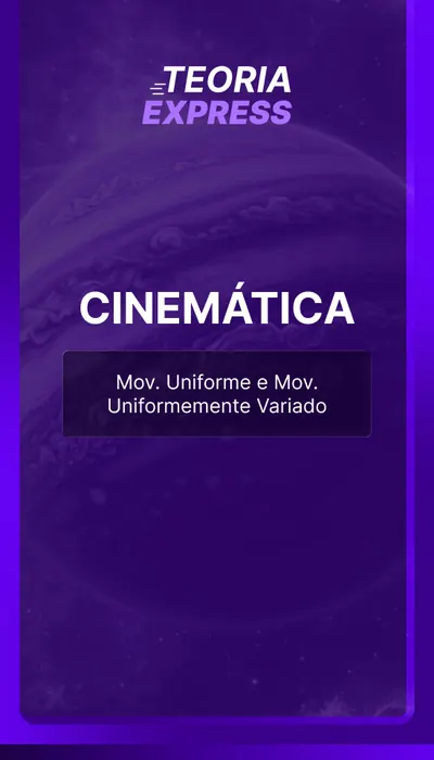 Capa da aula de Cinemática