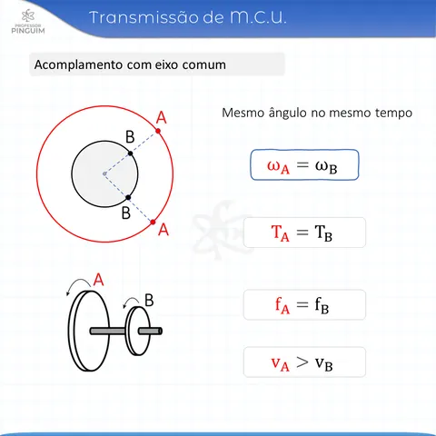 Card do resumo de Cinemática